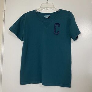 Champion Green "c" Crew neck short sleeve tshirt size Small